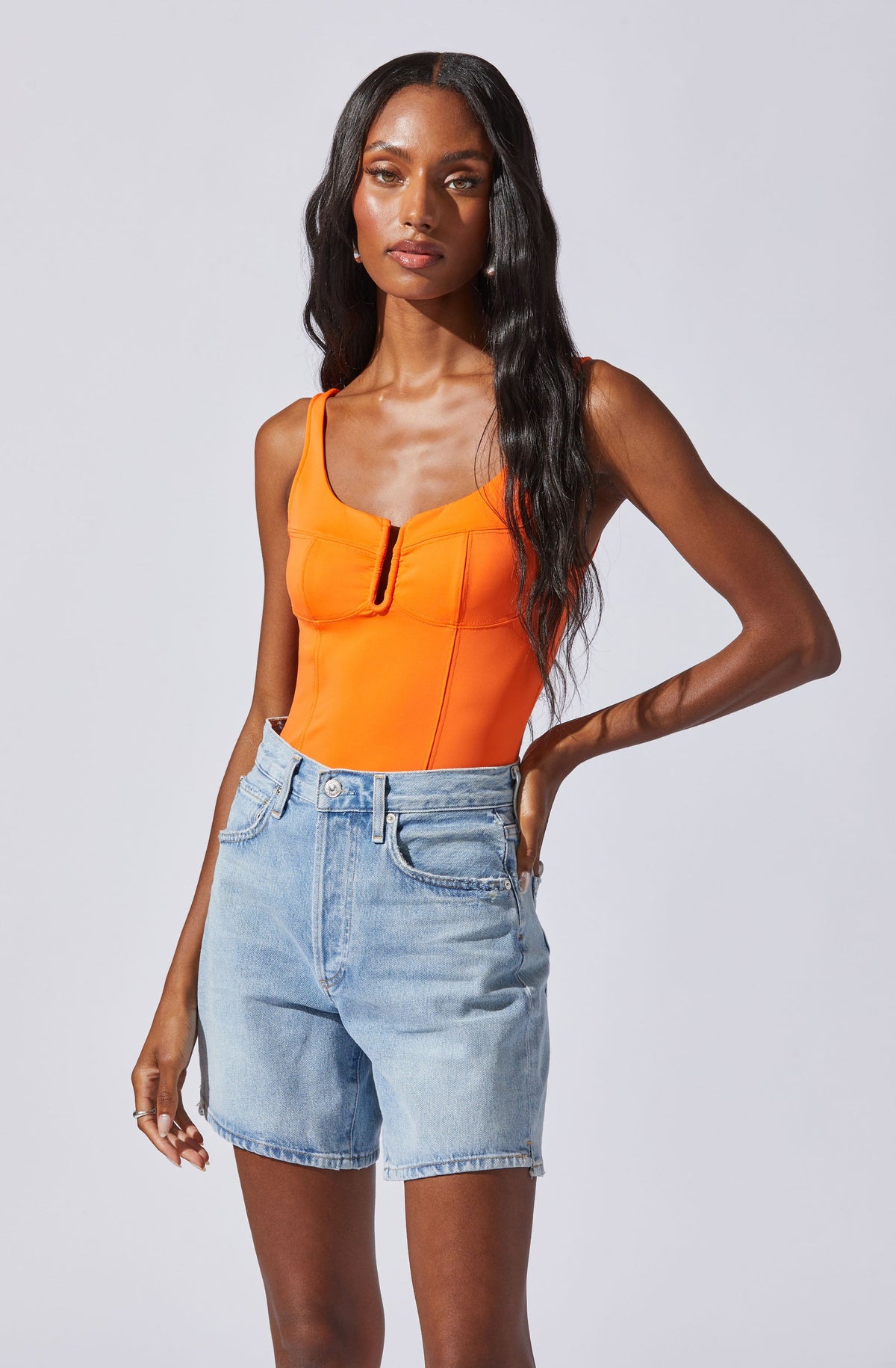 U Bar Sleeveless Bodysuit ASTR the Label