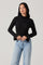 Sticky add to cart - Flare Sleeve Ribbed Turtleneck