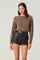 Sticky add to cart - Pearl Embellished Cable Knit Sweater