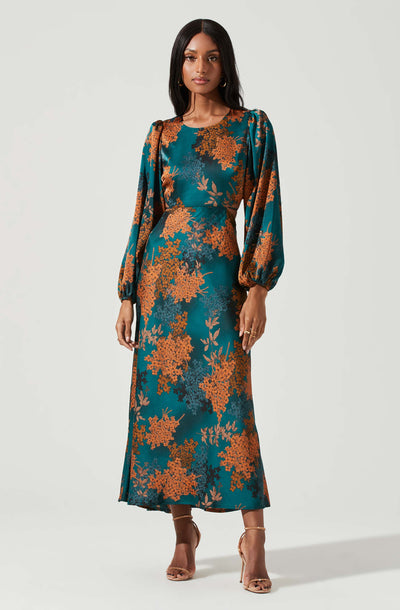 Quinn Floral Cutout Maxi Dress