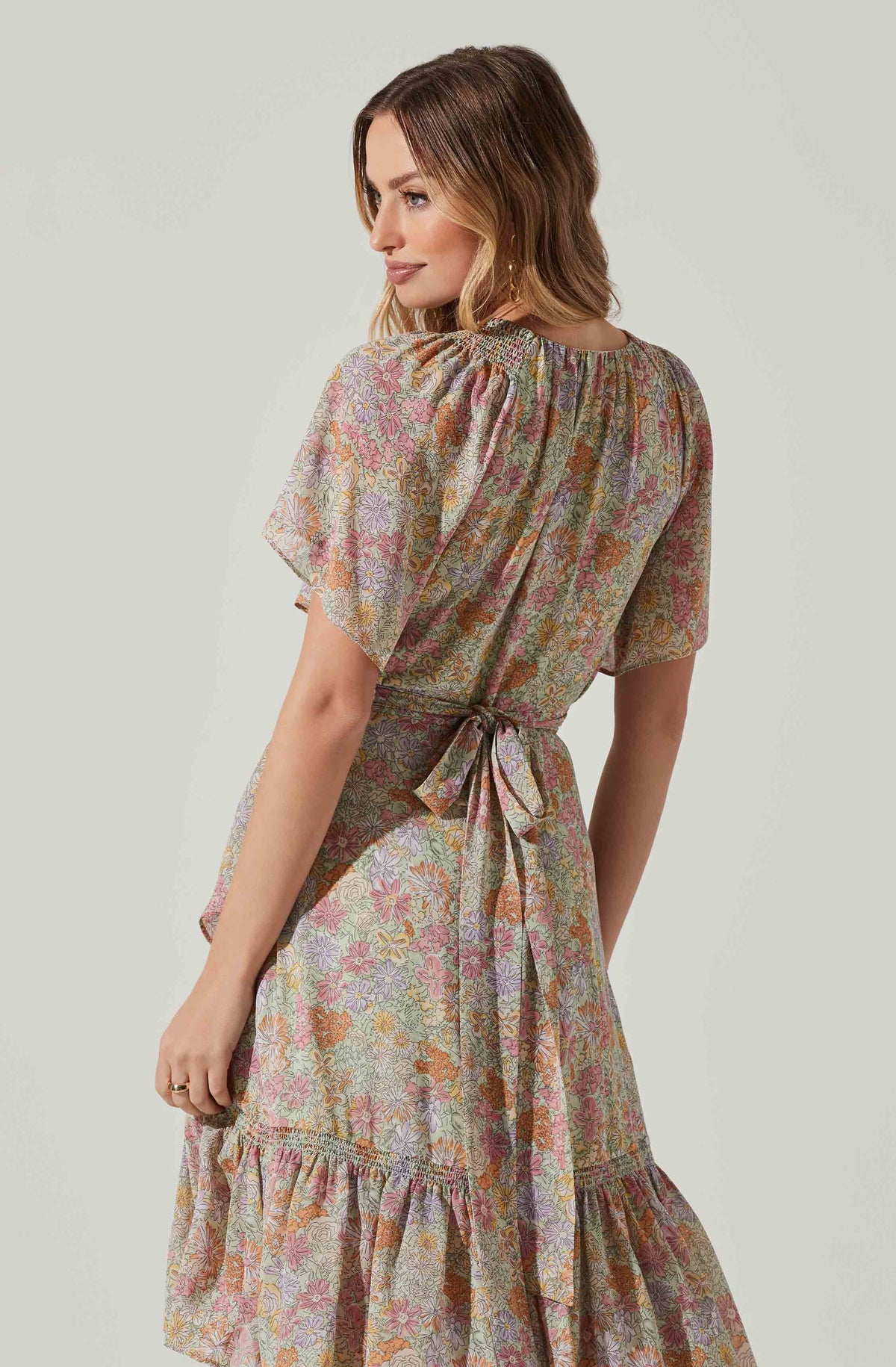 Adella full midi dress on sale