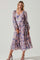 Sticky add to cart - Jannika Floral Wrap Front Midi Dress