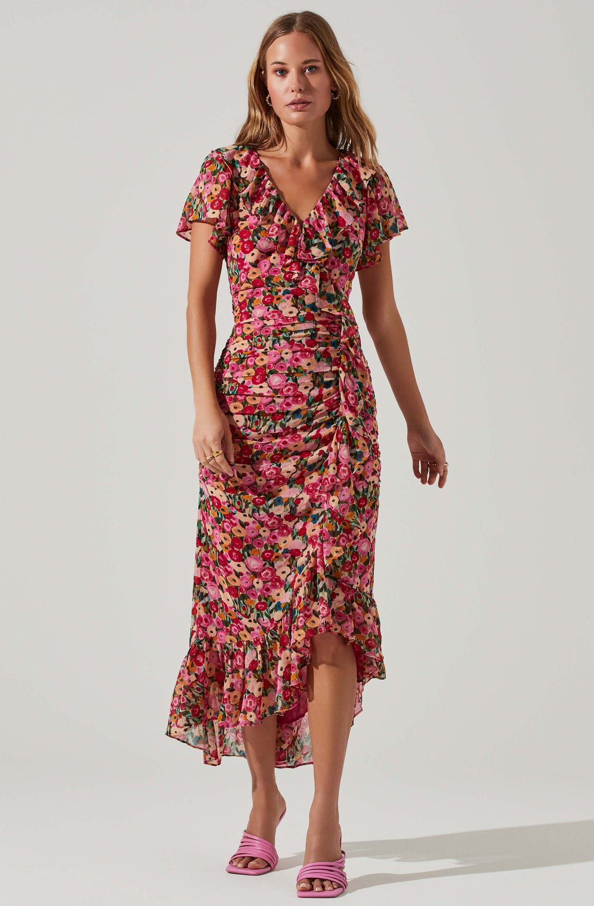 Dresses For Women 2023 Women's V Neck Floral,items under 1 dollar