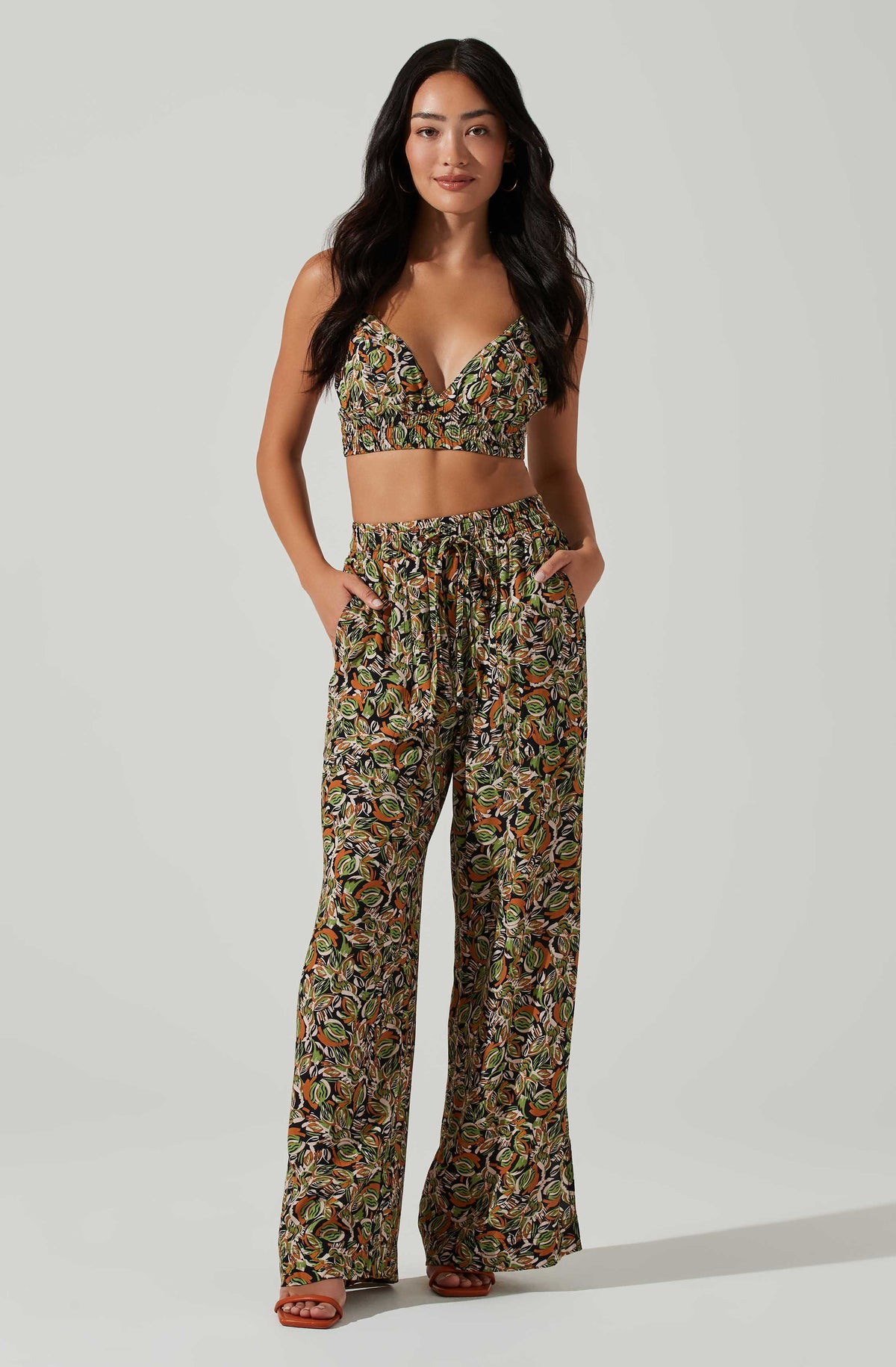 Buy White Black Vogue Print Palazzo Pants at Social Butterfly Collection  for only $ 89.00
