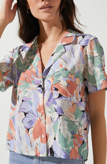 Tourist Fruit Button Down Top – ASTR The Label