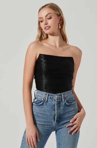 Mercury Ruched Tube Top